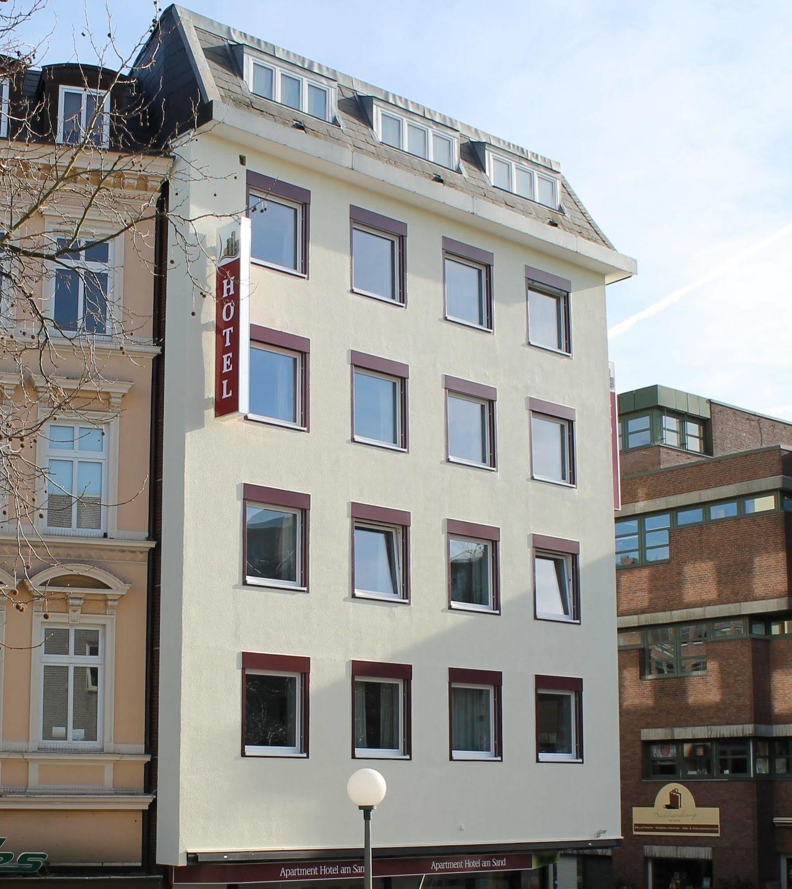 Apartment Hotel Am Sand Hamburgo Exterior foto